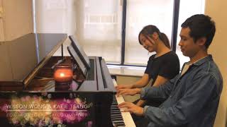 Edward Elgar  Salut d’Amour Piano duet [upl. by Aidnyl273]