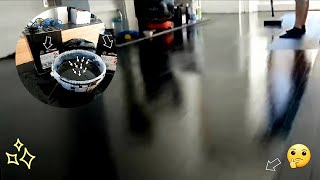 floor wood sanding  and paint it with black varnish [upl. by Yecak693]