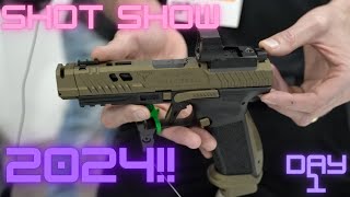 Shot Show 2024 day 1 Canik Staccato Global ordinance Henry PWS Zenith [upl. by Brooking773]