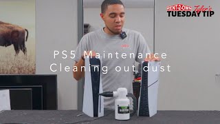 PS5 Maintenance Cleaning out Dust for better Ventilation 🧹 [upl. by Tanhya]