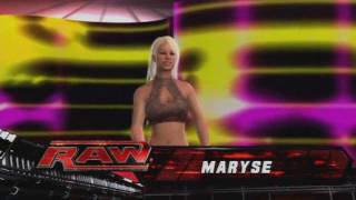 WWE Smackdown vs Raw 2011  Maryse Entrance [upl. by Jamille]