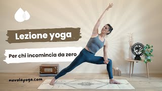 Lezione di YOGA per PRINCIPIANTI  Per chi incomincia da zero [upl. by Suoilenroc]