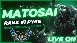 🟢 PYKE CHALLENGER l APRENDA A JOGAR DE PYKE l FAÇO COACH [upl. by Ludovico]