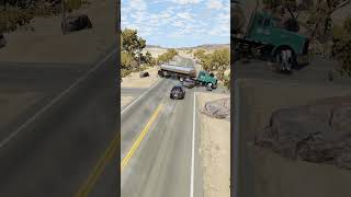 Realistic Highway Car Crashes 67  BeamNGdrive [upl. by Marysa]