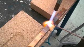 Copper flat wire brazing with Oweld oxyhydrogen gas generator [upl. by Eannyl]