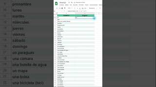 TRADUCIR PALABRAS de Español a Ingles en Excel [upl. by Parhe871]