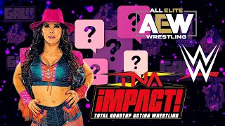 Mickie James addresses TNA IMPACT Rumors WWE AEW TNA [upl. by Orfield333]