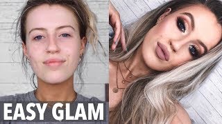 GRWM EASY GLAM EVENT MAKEUP  NIGHT OUT  PROM  DEBS [upl. by Cirdes]