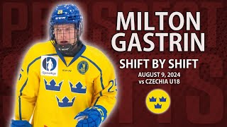 Milton Gastrin vs Czechia U18  Aug 9 2024  Hlinka Gretzky Cup [upl. by Novihs5]