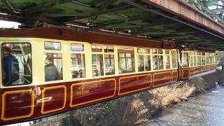 Wuppertal Schwebebahn Kaiserwagen 11042016 [upl. by Yelmene]