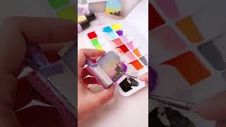 Mini Painting shorts art painting youtubeshorts [upl. by Enahsal]