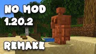 How to summon Copper Golem Remake  Minecraft 1202  No Mod [upl. by Adnaral]