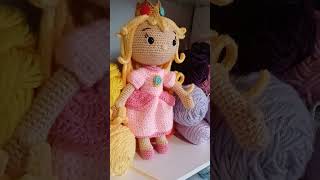 Prinsesa peaches a tejido crochet👸🏼 [upl. by Gayel480]