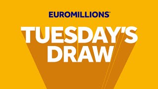 The National Lottery EuroMillions draw results from Tuesday 13 August 2024 [upl. by Anwahsar]