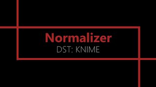 Normalizer und Normalizer Apply KNIME Analytics Platform [upl. by Atteuqihc]