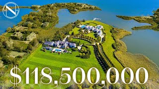 Inside The Most Expensive Hamptons Estate Sold in 2021  118500000 [upl. by Ynnaej874]