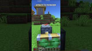 Minecraft Automatic 2x2 Piston Door JavaPE 1213 shorts minecraft minecraftshorts [upl. by Anitteb423]