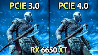 PCIe 30 vs 40  RX 6650 XT Does it Matter [upl. by Anelrahs]