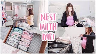 NEST WITH ME  PREPPING FOR BABY NUMBER 2 [upl. by Aissat]