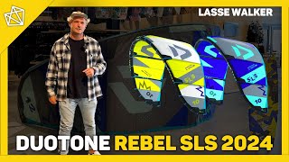 New Duotone Rebel SLS 2024 Featuring Lasse Walker  Kitemana Overview [upl. by Eeleimaj610]