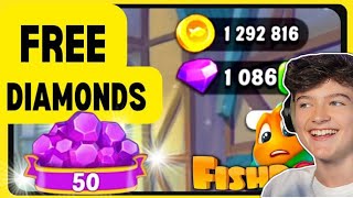 FISHDOM HACK  How to Get Unlimited Diamonds and Coins in Fishdom  iOS amp Android [upl. by Dachi67]