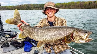 Fishing Round Valley Reservoir For the BIGGEST Trout in New Jersey Caught the Lake MONSTER [upl. by Jesselyn]