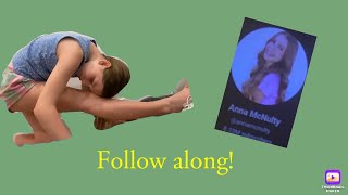 Following along to Anna McNulty‘s stretching video [upl. by Annahsad579]