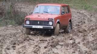 niva vs Pajero vs UAZ offroad mud [upl. by Harbard724]