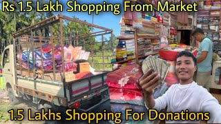 Rs 15 Lakh Shopping From Market For Donations  Preparation For Uncle’s Deth Ceremony Observation [upl. by Durante]