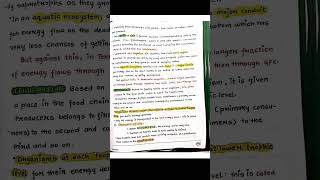 Ecosystem handwritten notes medeasy by Vipin Sir PW viralvideo shortvideo vipinsir physicswallah [upl. by Columbine]