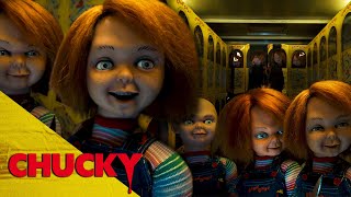 A Truck Full Of Chuckys Chucky Season 2 Opening Scene  Chucky Official [upl. by Ennovyahs]