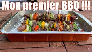 Mon premier BBQ  Brochettes de boeuf et épis de maïs 🌽 [upl. by Cocke]