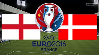 ENGLAND gegen DÄNEMARK  EM 2016 FRANKREICH  HALBFINALE◄ENG 08► [upl. by Munniks]