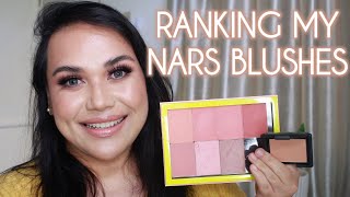 RANKING MY NARS BLUSHES [upl. by Akinirt648]