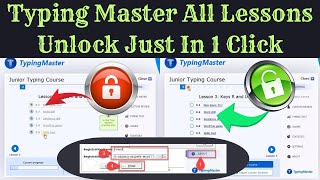 Typing master 11 unlock all lessonstyping master 11 registration keytyping speed kaise badhaye [upl. by Jempty]