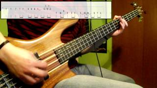 Nirvana  Lounge Act Bass Cover Play Along Tabs In Video [upl. by Danit]