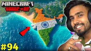 TECHNO GAMERZ BUILD A BIGGEST INDIA MAP IN REALISTIC MINECRAFT I TECHNO GAMERZ I UJJWAL GAMING [upl. by Adiuqal490]