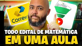 🔥AULA ESPECIAL RESUMÃO DE MATEMÁTICA CONCURSO CORREIOS 2024 [upl. by Berstine]