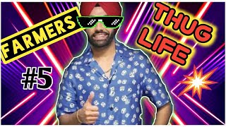 Farmers thug life  farmers protest thug life  kisan thug life  farmer thug life [upl. by Eilrak]