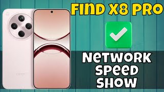 Oppo Find X8 Pro How To Enable internet Speed Meter  Network speed show latest [upl. by Nita]