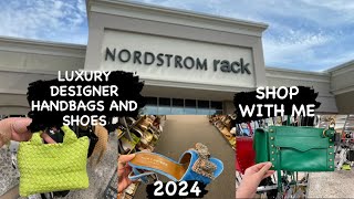 NORDSTROM RACK LUXURY DESIGNER HANDBAGS AND SHOES  SHOP WITH ME 2024 [upl. by Deth113]