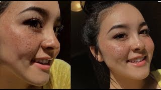 5 Ways to do Fake Freckles  Simple and easy with makeup  Using things you have at home [upl. by Ellenaej]