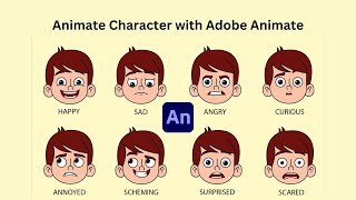 Learn Character Animation from Scratch in Adobe Animate  Adobe Animate Full Course [upl. by Oilla784]