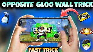 MrBenderFF Gloo Wall Trick On Mobile Opposite Gloo Wall Kaise Lagaye Free Fire MeUlta Gloo Wall [upl. by Ahsinot]