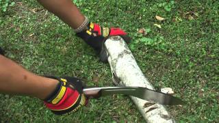 Gurkha Kukri Chopping Test 1080p HD [upl. by Dahs]