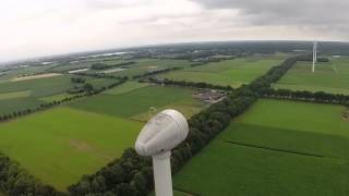 Nieuwe windmolen windpark Neer [upl. by Idnaj]