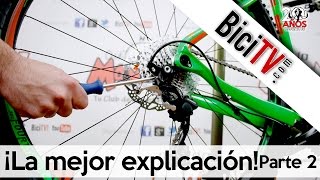 Cómo ajustar el cambio trasero de bicicleta Solución de problemas 22 [upl. by Quinton]