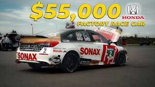 55000 HPD Honda Civic Si Factory Race Car RIDE ALONG  DRAG RACING NEAR CRASH  Garage16 [upl. by Ideih]