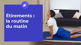 Etirements du matin routine du matin  Exercices de kiné [upl. by Drusi274]