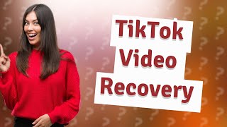 How do I get back a video I watched on TikTok [upl. by Schroeder]